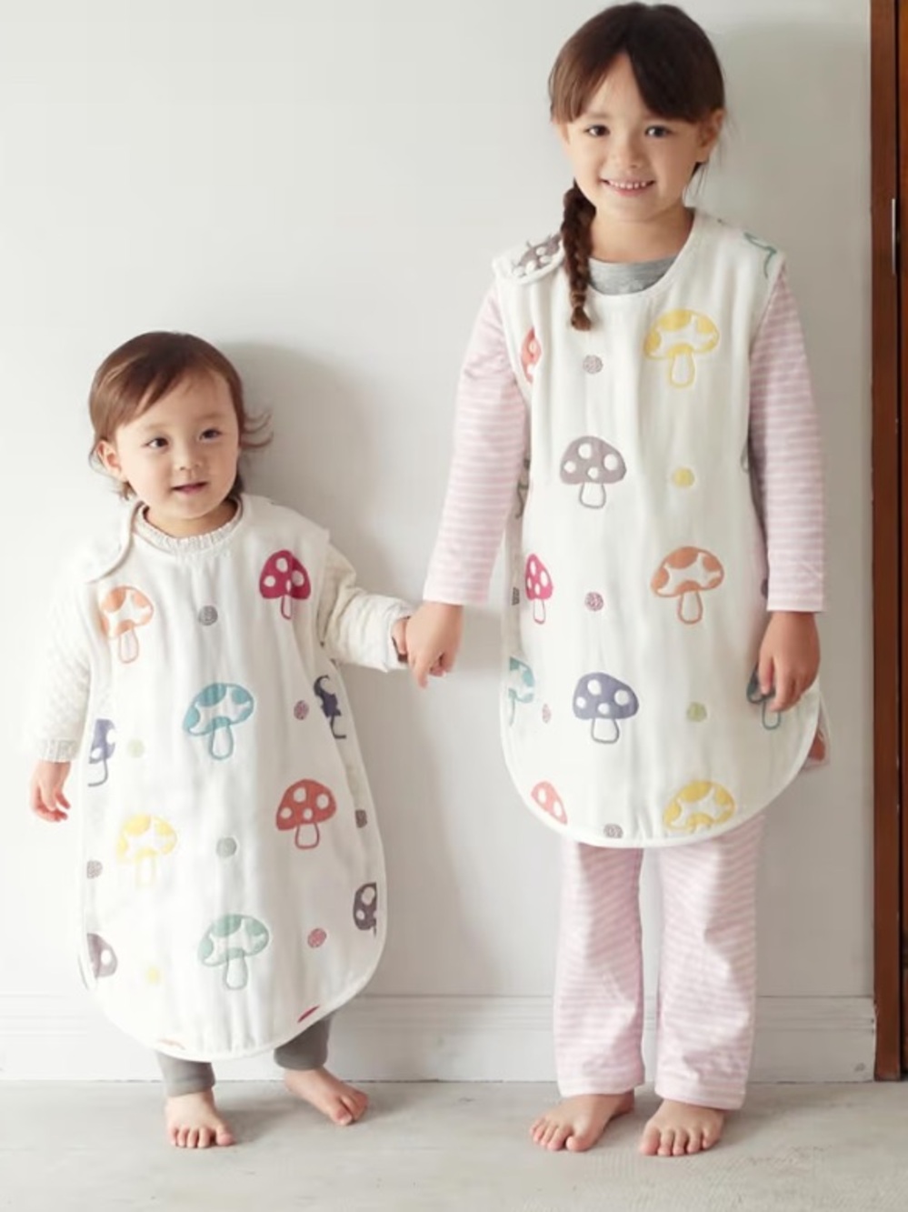 10 mois Hoppetta cotton gauze champignon 6 Gauze Sleeper sleep sack